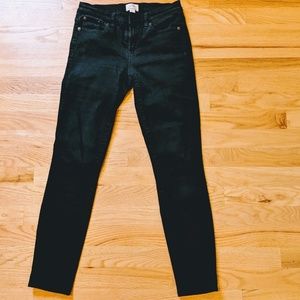 JCrew toothpick black jeans